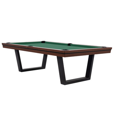 Rasson Madrid pool table, walnut, 7 of 8 feet