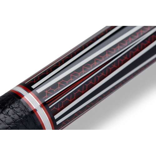 Pool cue, Cuetec Opt-X, Red, 3/8x14 Cuetec Pool cue, Cuetec Opt-X, Red, 3/8x14