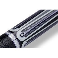 Pool cue, Cuetec Opt-X, Silver Lavender, 3/8x14 Cuetec Pool cue, Cuetec Opt-X, Silver Lavender, 3/8x14