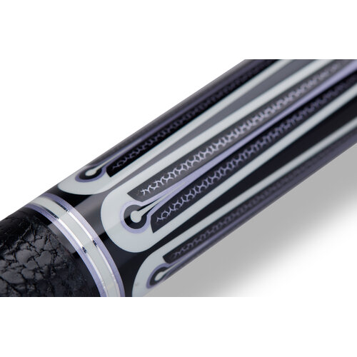 Pool cue, Cuetec Opt-X, Silver Lavender, 3/8x14 Cuetec Pool cue, Cuetec Opt-X, Silver Lavender, 3/8x14