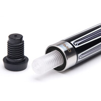 Pool cue, Cuetec Opt-X, Silver Lavender, 3/8x14 Cuetec Pool cue, Cuetec Opt-X, Silver Lavender, 3/8x14