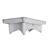 Billardbord Dynamic IV, 2,7 m, skinnende hvid Dynamic Billardbord Dynamic IV, 2,7 m, skinnende hvid