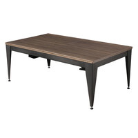 Pooltafel Dynamic Dining Table, Vancouver III, 7 ft., black/brown, blue cloth Dynamic Pooltafel Dynamic Dining Table, Vancouver III, 7 ft., black/brown, blue cloth