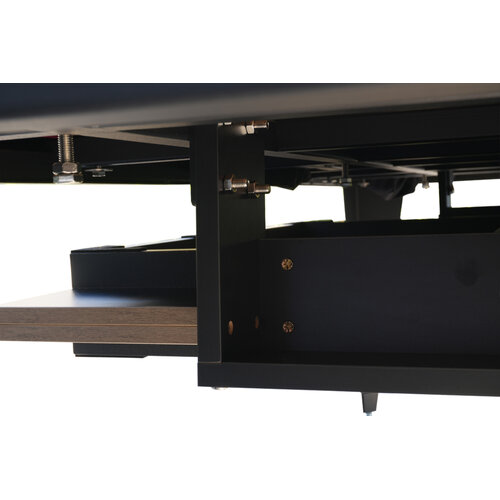 Biljardbord Dynamic spisebord, Vancouver III, 2,1 meter, svart/brun, rødt stoff Dynamic Biljardbord Dynamic spisebord, Vancouver III, 2,1 meter, svart/brun, rødt stoff