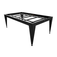 Biljardbord Dynamic spisebord, Vancouver III, 2,1 meter, svart/brun, rødt stoff Dynamic Biljardbord Dynamic spisebord, Vancouver III, 2,1 meter, svart/brun, rødt stoff