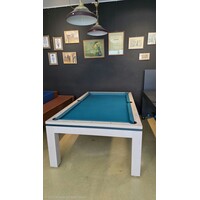 Brukt Camargue kombinasjonssystem biljard og carambole, spillestørrelse 105 x 210 Montfort Brukt Camargue kombinasjonssystem biljard og carambole, spillestørrelse 105 x 210