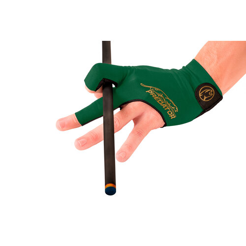 Predator Second Skin, 3-Finger, green-gold voor LINKSHANDIGE SPELER Predator Predator Second Skin, 3-Finger, green-gold voor LINKSHANDIGE SPELER