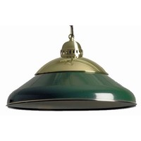 Lamp solo brass dark green.