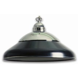 Lamp solo chroom Zwart