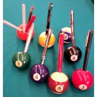 Billiard ball pen holder Van den Broek biljarts Billiard ball pen holder