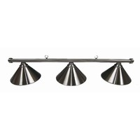 Rod lamp 3 shade stainless steel version