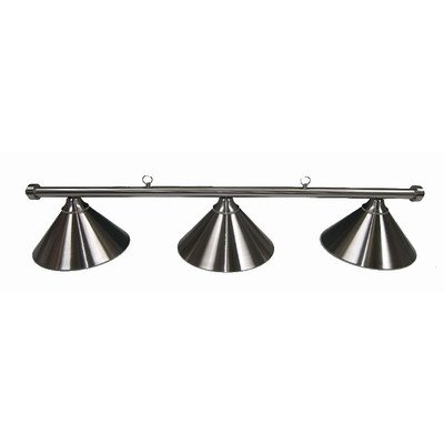 Rod lamp 3 shade stainless steel version