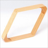 9 ball triangle natural wood