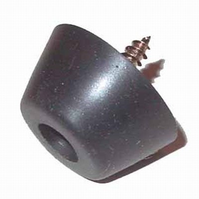 Billiard cue buffer with screw hole