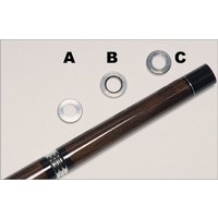 Billiard cue weight ring. Above universal Billiard cue weight ring. Above universal