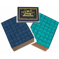 Triangle billiard chalk 144 pieces