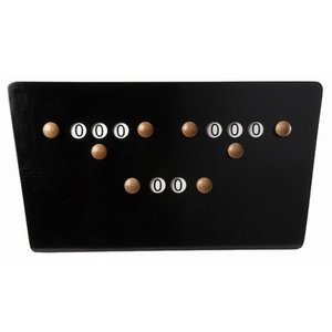 Billiards scoreboard butterfly Black