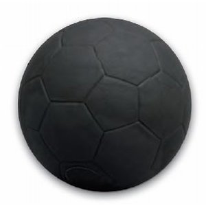 Tafelvoetbal Bal profiel Zwart met rubber coating