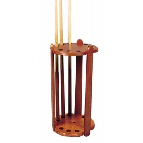 standing cue rack maple