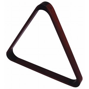 Trekantet træ mahogni farvet Trekantet træ mahogni farvet