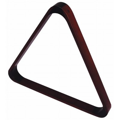 Triangle wood mahogany colored