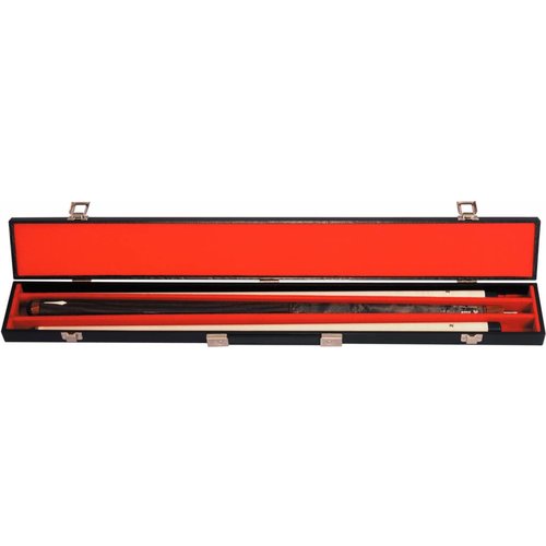 BUFFALO cue case basic sort 1 bundende og 2 topender