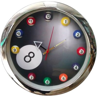 Clock Pool 8-ball ved 8