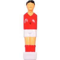Rød og hvid Soccerman 13 mm. Størrelse: H 103mm x B 23mm x D 18mm