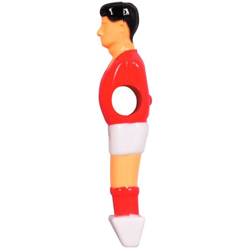 Red and white Soccerman 13 mm. Size: H 103mm x W 23mm x D 18mm