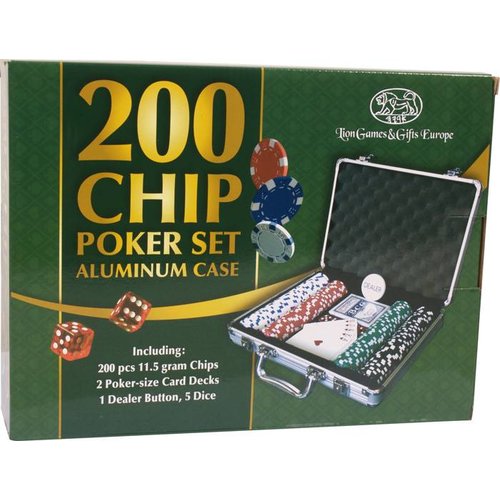 Poker set case aluminum 200 chips Poker set case aluminum 200 chips