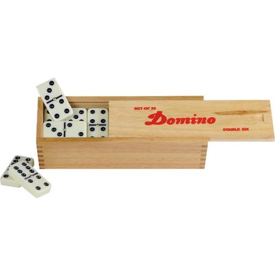 Domino  6 stippen totaal