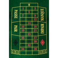 POKER Roulette rug 130 x 90