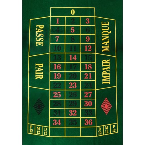 POKER Roulette rug 130 x 90