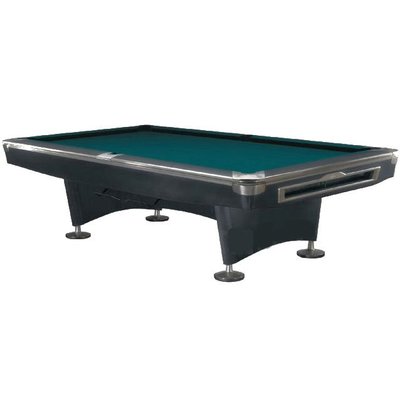 Poolbiljart Competition Pro Black/RVS 9 foot