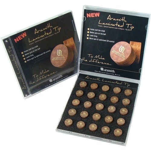Biljard cue Aramith skiktad spets (vardera) Biljard cue Aramith skiktad spets (vardera)