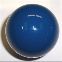 Blå carambole-kugle størrelse 61,5 mm Blå carambole-kugle størrelse 61,5 mm