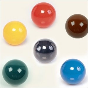 Farvet snookerkugle hver 52,4 mm
