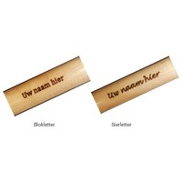 Engraving shaft Van den Broek biljarts Engraving shaft