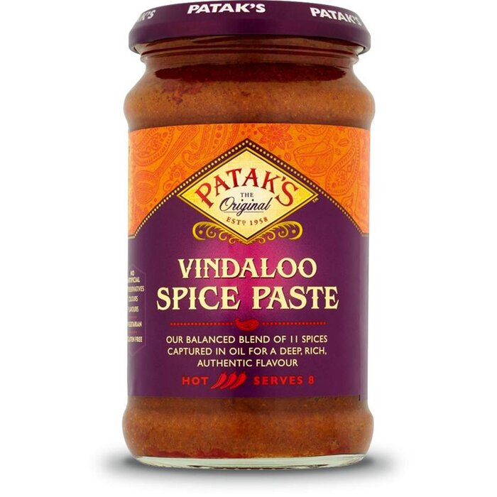 Vindaloo fitted Patak's 283G