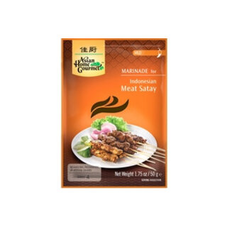 Asian Home Gourmet Marinade for Indonesian meat satay 50g Asian Home Gourmet