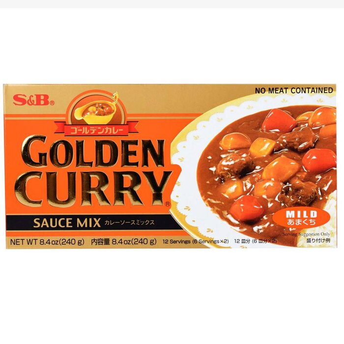 S&B S&B Golden Curry Sauce Mix Mild 220g