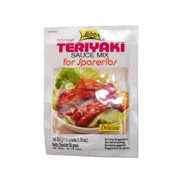 Lobo Lobo instant Teriyaki sauce mix for spareribs 50g