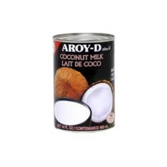 Aroy-D Aroy-D Coconut Milk  400 ml Groene zwarte blik