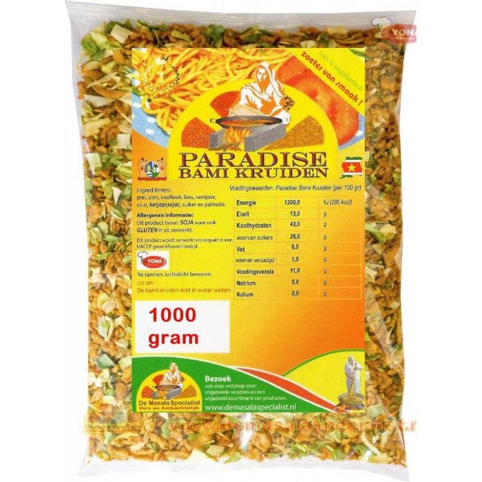 Paradise Bami kruiden 800 gram