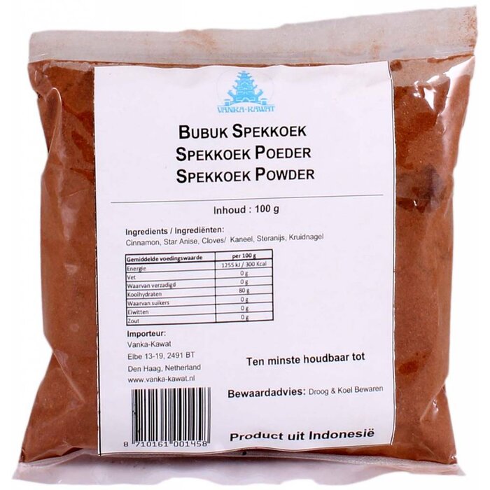 Spekkoek powder 100 gram