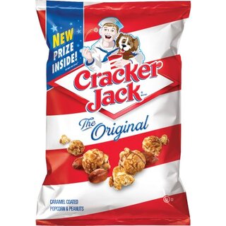 OUTLET: Cracker Jack Caramel Coated popcorn 8.5 oz - 240.9gr BB: 06-10-26