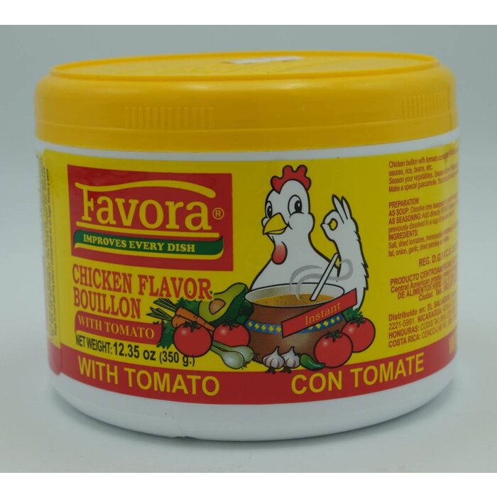 Favora Kippensmaakbouillon met tomaat 350g