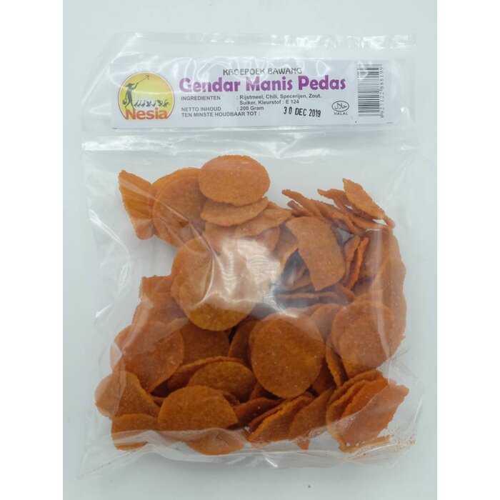 Gendar Manis Pedas 200g Nesia Ongebakken