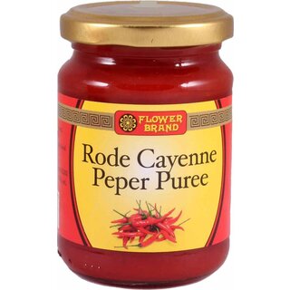 Rode Cayenne Peper Puree 200g sambal