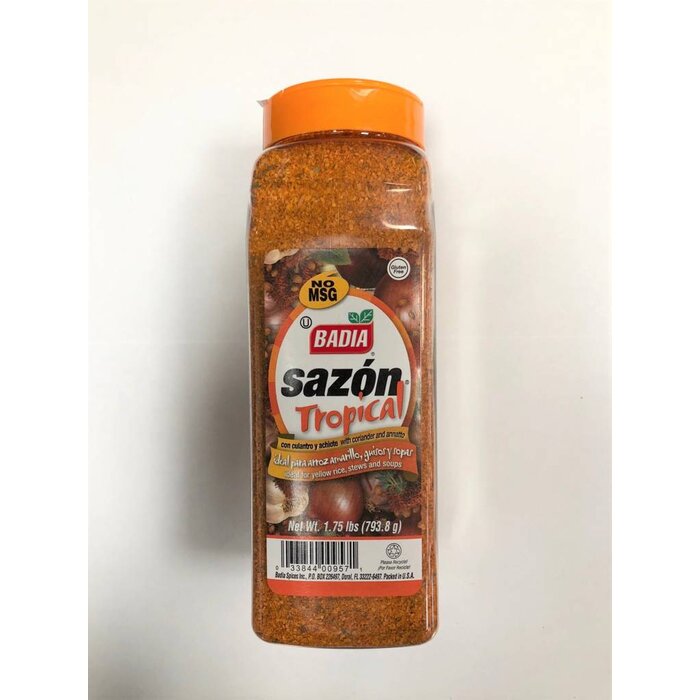 Badia Badia Sazon tropical orange 1.75 lbs (793.8g) powder